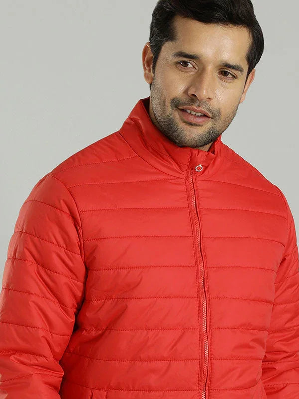 Buy Men Solid Full Sleeve Bomber Jacket – Indian Terrain