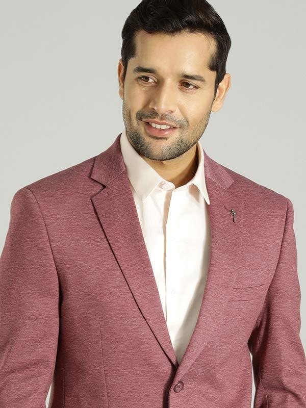 Men Solid Full Sleeve Casual Blazer