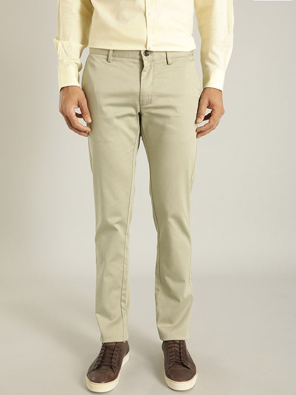 Buy Men's Brooklyn Fit Cotton Stretch Trouser Online