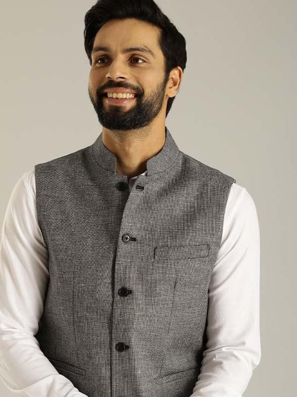 Sleeveless Blazer Half Blezer For Man Men Solid Sleeveless Casual