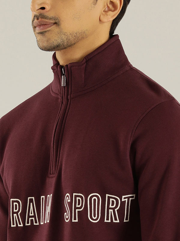 Buy Men Full Sleeve Graphic High Neck Sweatshirt – Indian Terrain