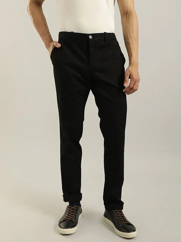 Men Brooklyn Fit Cotton Stretch Trousers