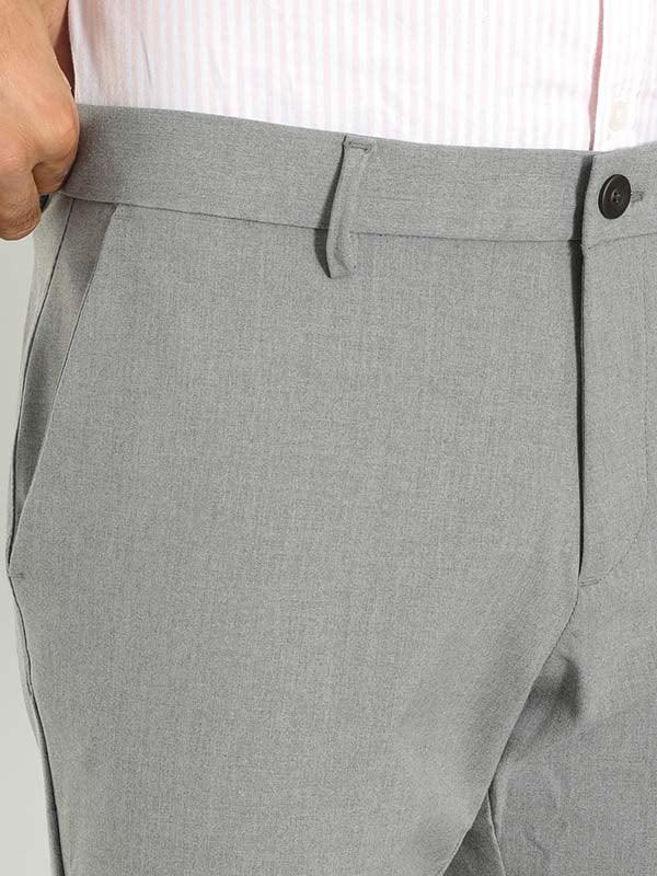 Men Urban Fit Cotton Stretch Trouser - Main Image