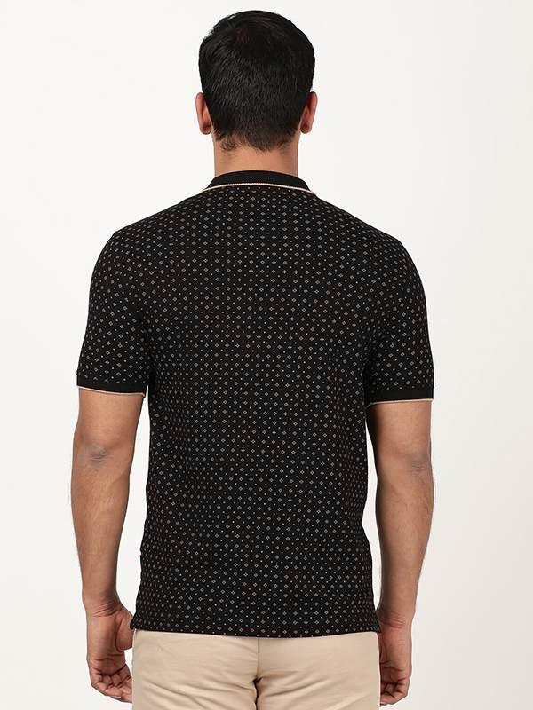 Men Printed Polo T-Shirt