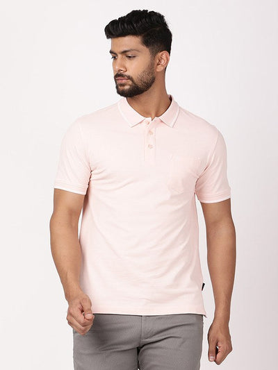 Men Solid Polo T Shirt