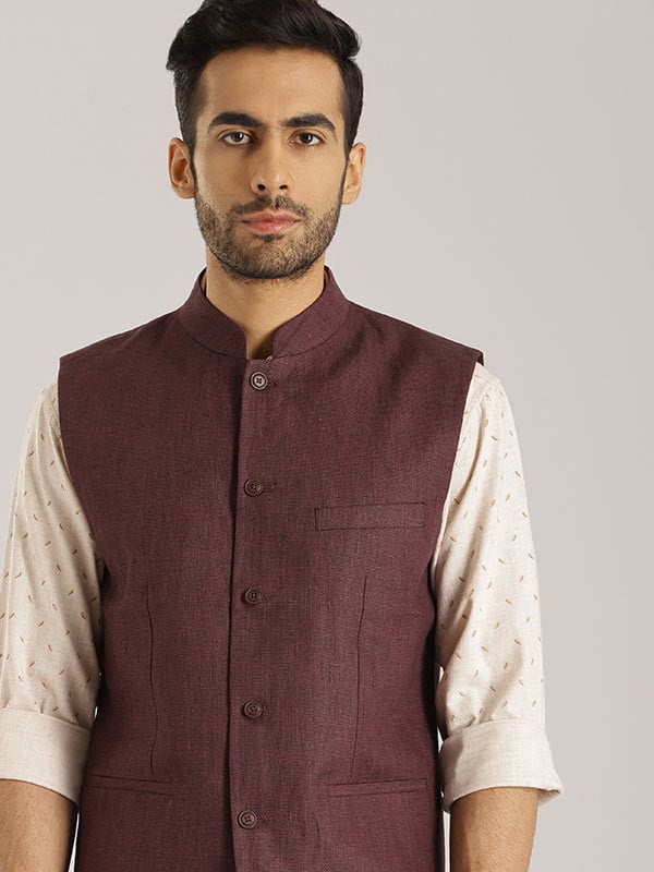 Men s Waistcoat Buy Latest Waistcoat for Men Online Indian Terrain